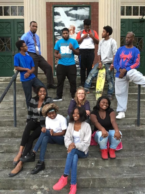 Mentors and youth members of the Brookland Park Young Leaders Project