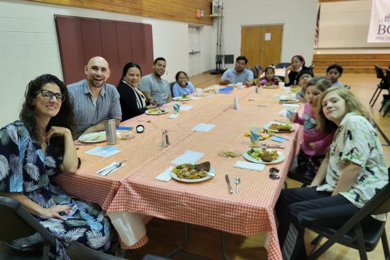 Bon Air Church hosted a dinner and program for members and guests to learn from peacemaker Carmen Diaz. 