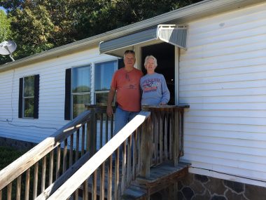 Wayne and Else Hackett, new members at Providence Church, lead the congregation’s work at the emergency shelter.