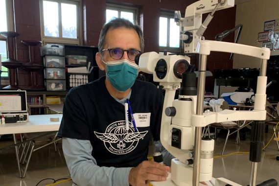 Dr. Erdal Adam and other Tabor congregation members volunteer with Remote Area Medical (RAM) multiple times a year. The organization’s clinics provide free, quality healthcare to the underserved or uninsured. 