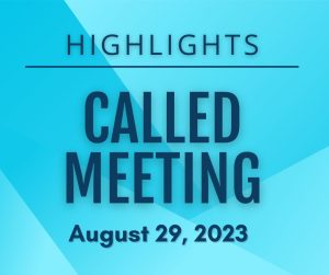 Called meeting aug 2023_highlights