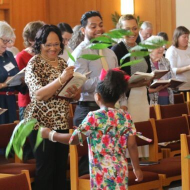 For Palm Sunday, Bon Air Church uses fronds purchased from Eco-Palms. The leaves come from communities in Mexico and Guatemala where workers are paid fairly and use sustainable harvesting practices to protect the local ecosystem. Learn more at ecopalms.org.