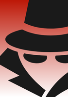 Scams security sinister face